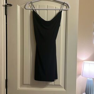 B darlin black sillouete dress